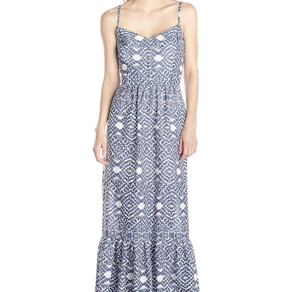 Beaty Johnson printed long casual dress